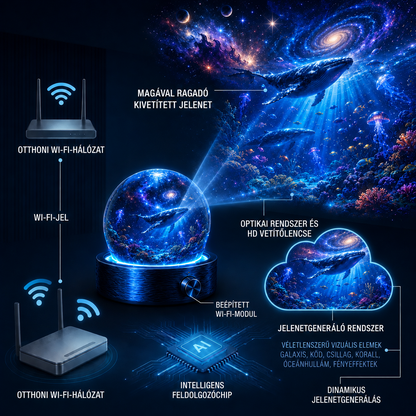 BVJ® 2026 PRO MAX 5D intelligens világprojektor🛡️Több mint 100 magával ragadó világ létrehozása Bluetooth vezérléssel és hangeffektekkel