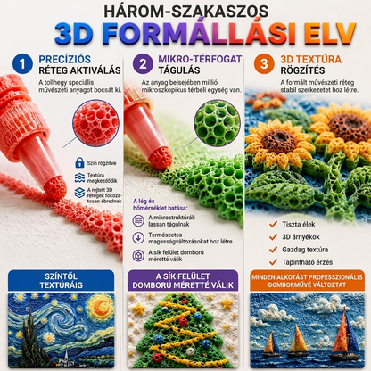 𝐁i𝐥𝐥𝐡𝐨𝐥® 🖍️⭐𝟯𝗗 𝗥𝗲𝗹𝗶𝗲𝗳 𝗔𝗿𝘁 𝗣𝗲𝗻 – 𝗔𝗹𝗮𝗸í𝘁𝘀𝗮 𝗮 𝗹𝗮𝗽𝗼𝘀 𝗿𝗮𝗷𝘇𝗼𝗸𝗮𝘁 𝘁𝗮𝗽𝗶𝗻𝘁𝗵𝗮𝘁ó 𝟯𝗗 𝗺ű𝗮𝗹𝗸𝗼𝘁á𝘀𝗼𝗸𝗸á